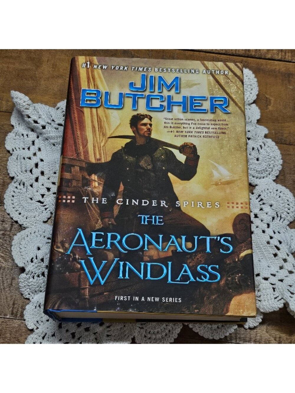 Jim Butcher The Cinder Sires The Aeronauts Windlass HC Book 2015 1st Printing